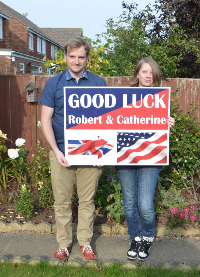 Yes, we do look a bit scared and confused!